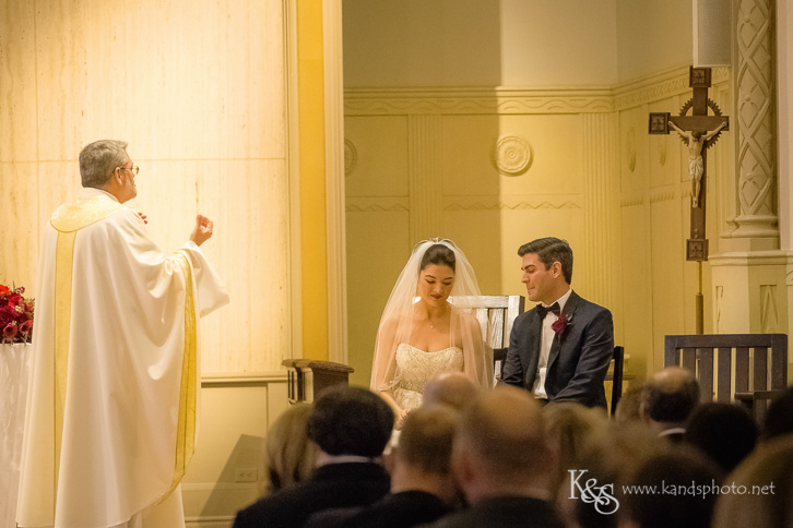 wedding at holy trinity catholic church dallas